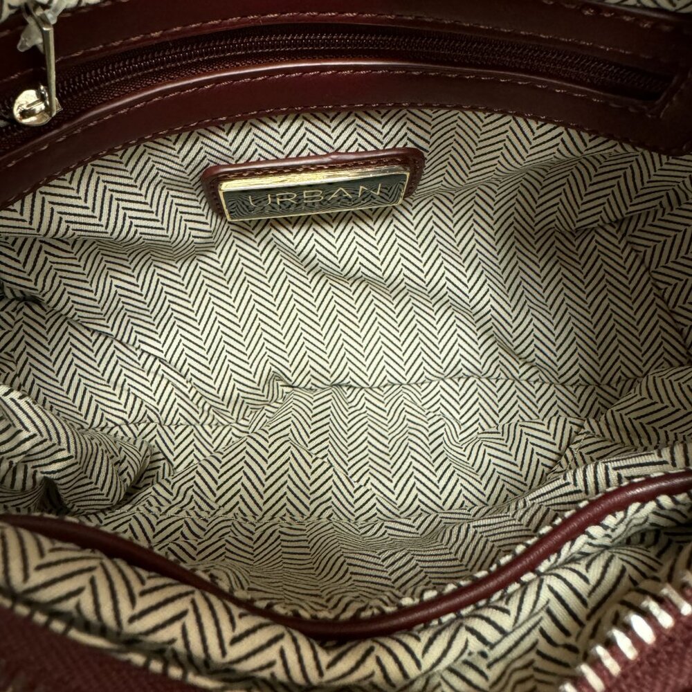 URBAN EXPRESSIONS Emily Crescent Crossbody - Burgundy - Picture 4 of 5